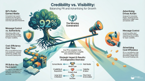 PR vs. Advertising: How to Balance Credibility and Visibility for Real Brand Growth